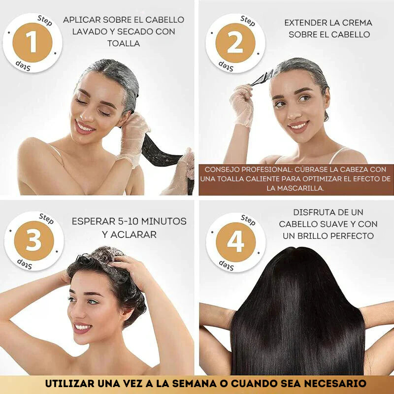 KARSEELL CREMA ALISADORA PARA CABELLO CON FRIZZ Y MALTRATADO